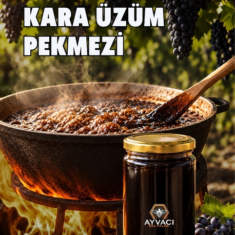 KARA ÜZÜM PEKMEZİ 900 GR