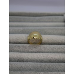 KALIN OVAL GOLD RENK AYARLANABİLİR ÇELİK YÜZÜK