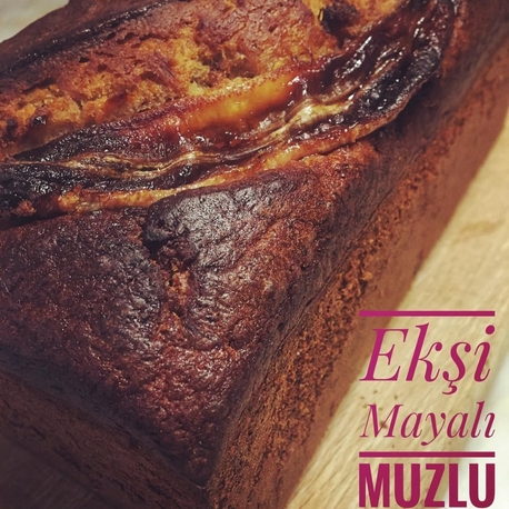 Ekşi Mayalı Muzlu Ekmek/Banana Bread