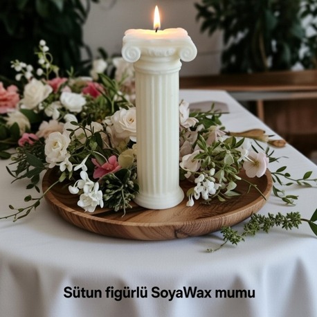 SÜTUN FİGÜRLÜ SOYAWAX MUMU