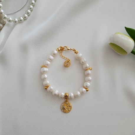 "Pearl Embrace" Ayarlanabilir İnci Bileklik