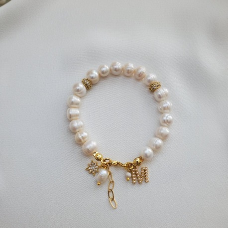 "Pearl Embrace" Ayarlanabilir İnci Bileklik