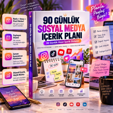 90 GÜNLÜK SOSYAL MEDYA IÇERIK PLANI