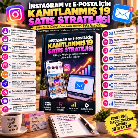 İNSTAGRAM VE E-POSTA İÇİN KANITLANMIŞ 19 SATIŞ STRATEJİSİ