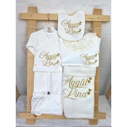 EKRU DANTELLİ 10LU SET 