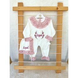 PUDRA DANTELLİ 3LÜ SET