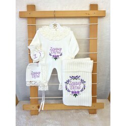 EKRU DANTELLİ 4LÜ SET 