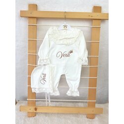 EKRU DANTELLİ 3LÜ SET