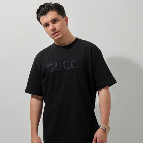 GUCCI Nakışlı T-Shirt Black