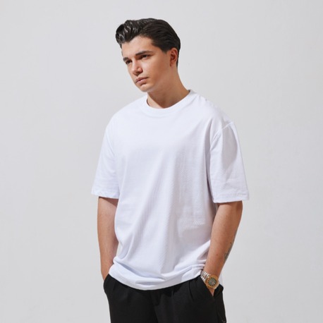 Babylon Basic Oversize T-Shirt - White