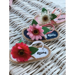 Papatya Denim Mavi Sandalet