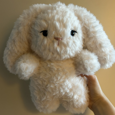 Pofuduk Tüylü Peluş Tavşan (ön sipariş)