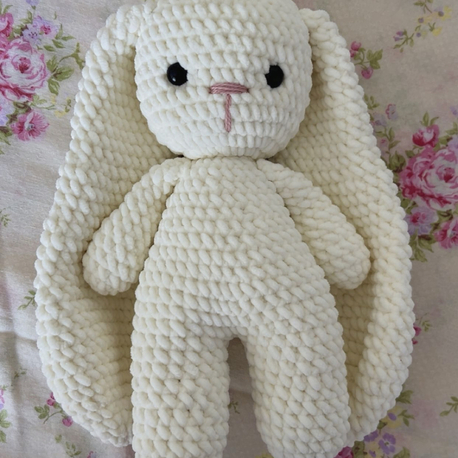 Uzun kulaklı peluş tavşan (ön sipariş)