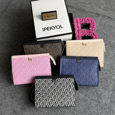 İpekyol Journey Clutch Monogram Deri