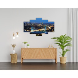 5 Parça Mdf Üzerine UV Baskı Duvar Tablosu