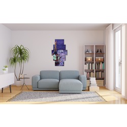 5 Parça Mdf Üzerine UV Baskı Duvar Tablosu