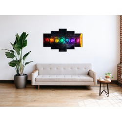 5 Parça Mdf Üzerine UV Baskı Duvar Tablosu