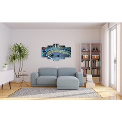 5 Parça Mdf Üzerine UV Baskı Duvar Tablosu