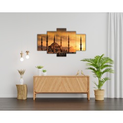 5 Parça Mdf Üzerine UV Baskı Duvar Tablosu