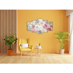 5 Parça Mdf Üzerine UV Baskı Duvar Tablosu