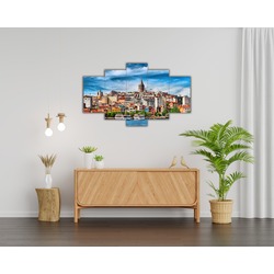 5 Parça Mdf Üzerine UV Baskı Duvar Tablosu