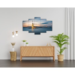 5 Parça Mdf Üzerine UV Baskı Duvar Tablosu