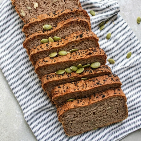 Glutensiz Kabak Çekirdekli Karabuğday Ekmeği (1000 gr)
