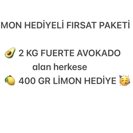 LİMON HEDİYELİ FIRSAT PAKETİ