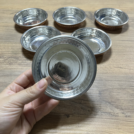 Düz Kenarlı Bakır Kahvaltılık ve Çerezlik 