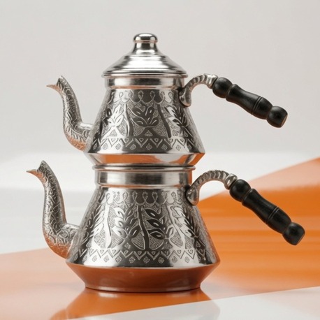 SELÇUKLU EL İŞLEME ÇAYDANLIK (Büyük)