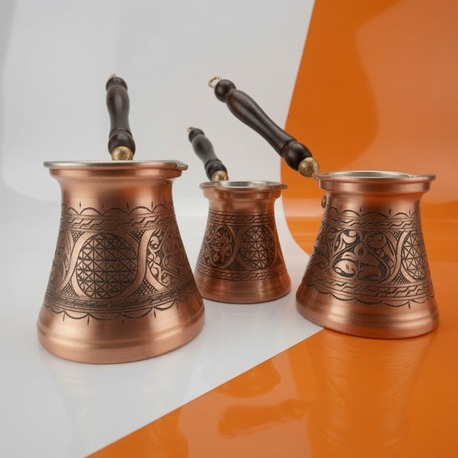 3'LÜ AĞIR İŞLEME CEZVE SETİ
