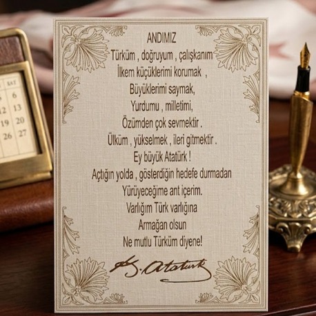Andımız ( Lazer Kazıma )