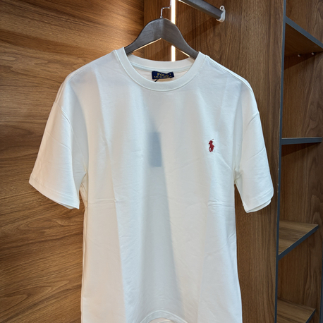 BEYAZ PREMIUM DÜZ YAKA POLO T - SHIRT