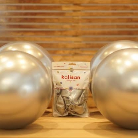 Kalisan 12" Krom Silver (mirror) Balon 50'li