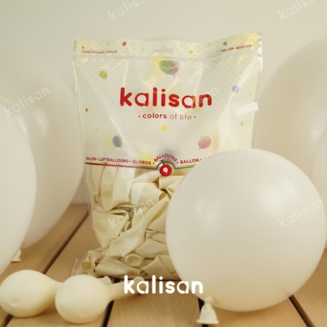 Kalisan 12" Lateks Beyaz Balon 100'lü
