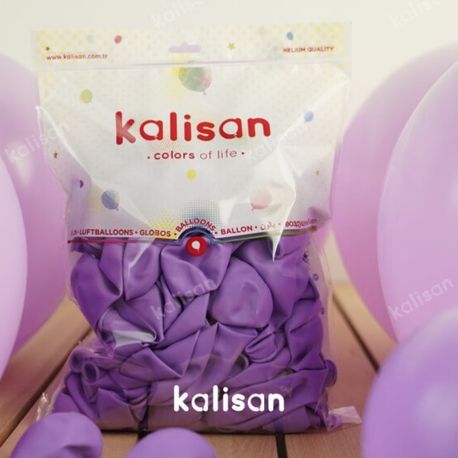 Kalisan 12" Lateks Lila Balon 100'lü