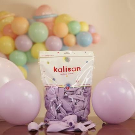 Kalisan 12" Makaron Lila Balon 100'lü