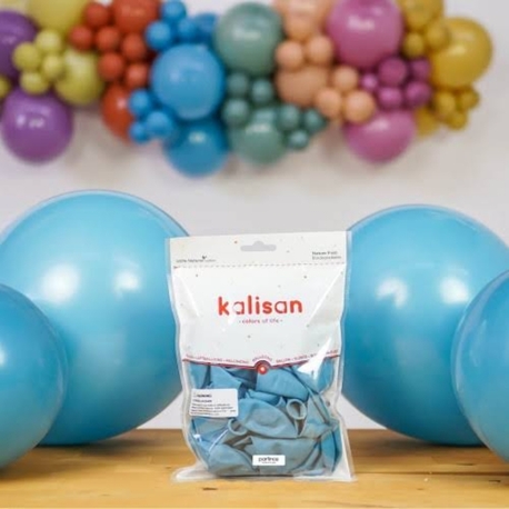 Kalisan 12" Retro Derin Okyanus (Deep Blue) Balon 100'lü