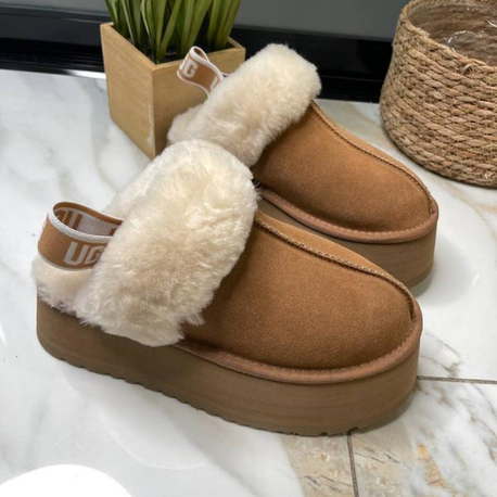 Funkette Taba Lastikli Peluş Terlik