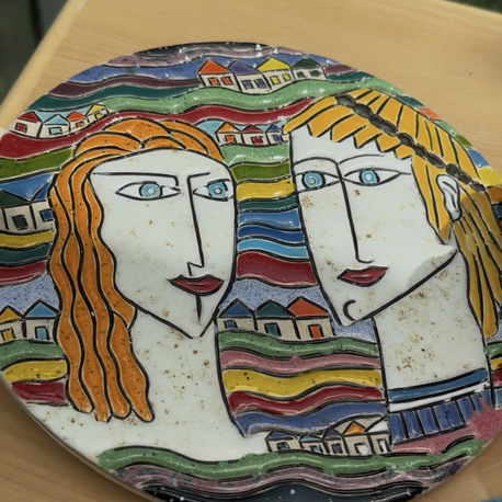 Duvar tabağı & sunumluk Helen