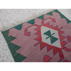 	 Pastel Tapestry Kilim Rug, Vintage Oriental Kelim Teppich, Tapis Kilim, Petite Small Turkish Texti