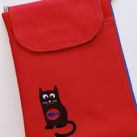 balık yutmuş kedi tablet çantası 