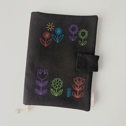 Renkli Çiçekler Kitap Çantası