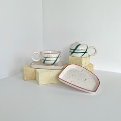 Mild Mug No.YKYB1 (tabaklı)