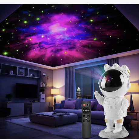 Gece Lambası Astronot Projektör