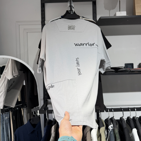 NO LIMITS Oversize Erkek Tişört | Gri