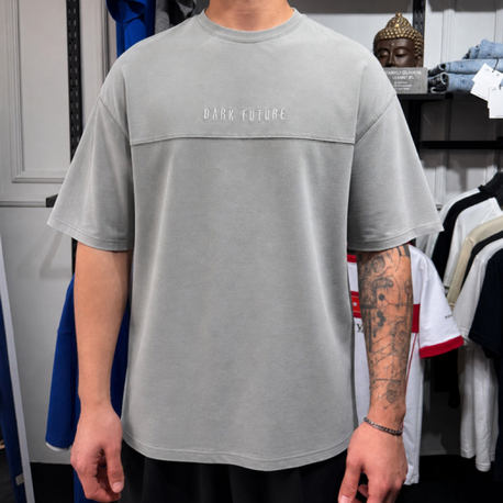 Dark Future Oversize T-Shirt (Füme)