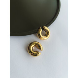 Gold Kıkırdak Halka Küpe