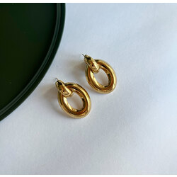 Oval Küpe