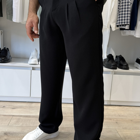 Baggy Çift Pile Linda Kumaş Pantolon